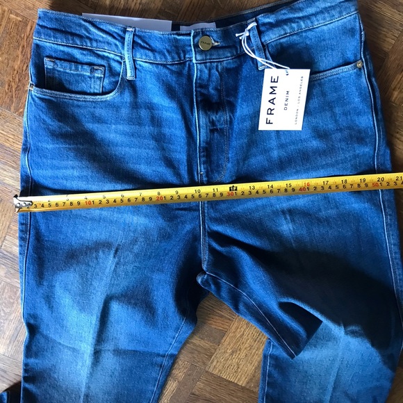 Frame Le Sylvie Crop Straight Leg Jeans size 32 - Picture 11 of 16